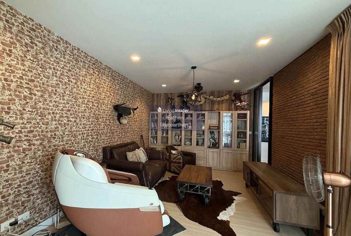 For RentTownhomeKasetsart, Ratchayothin : Near the Pink Line BTS, 3-storey townhouse