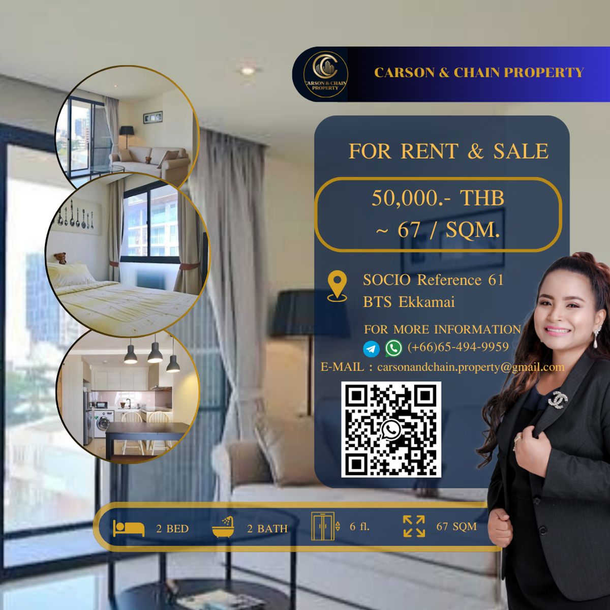 CondoSukhumvit, Asoke, Thonglor : Socio Reference 61