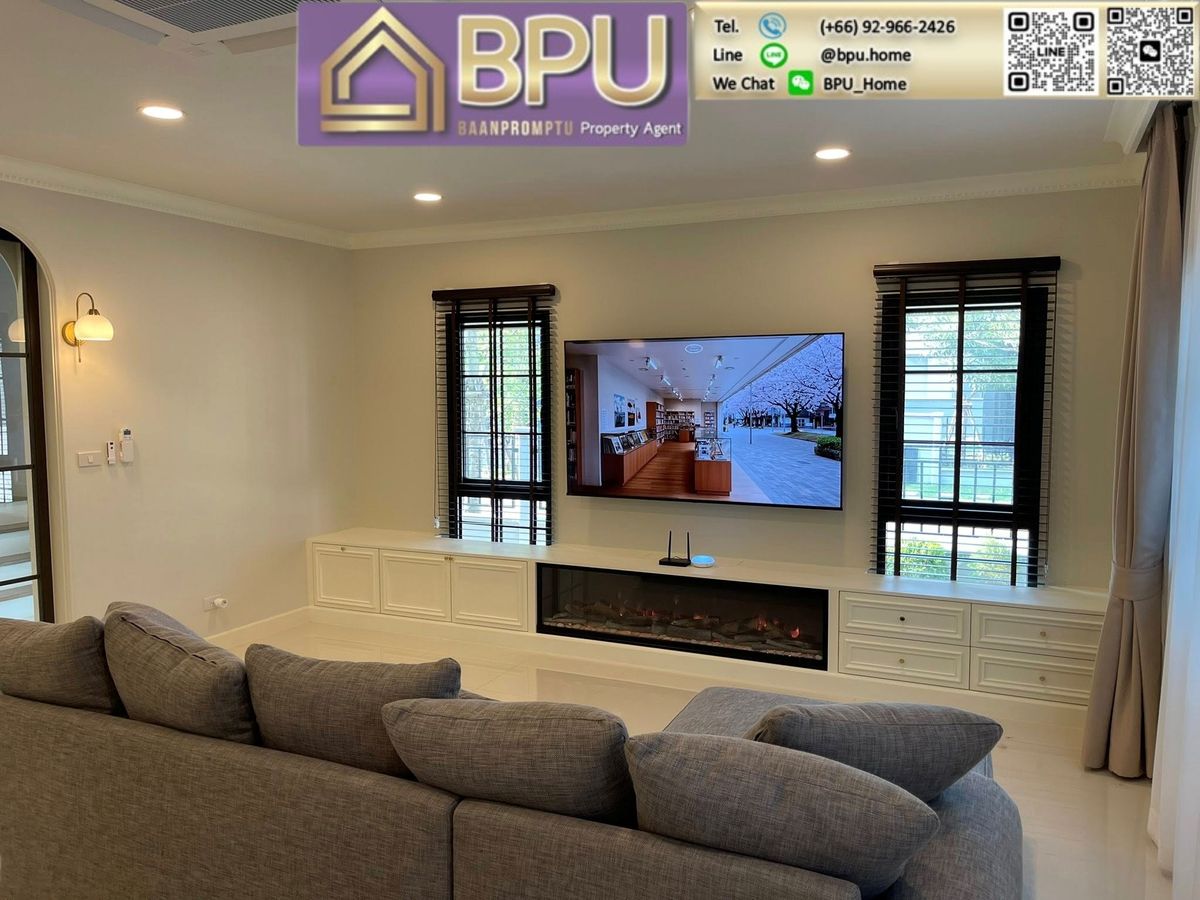 For RentHouseBangna, Bearing, Lasalle : ** 4 Bedrooms Single House for Rent ** Centro Bangna Near Mega Bangna (New Project Phase 2)