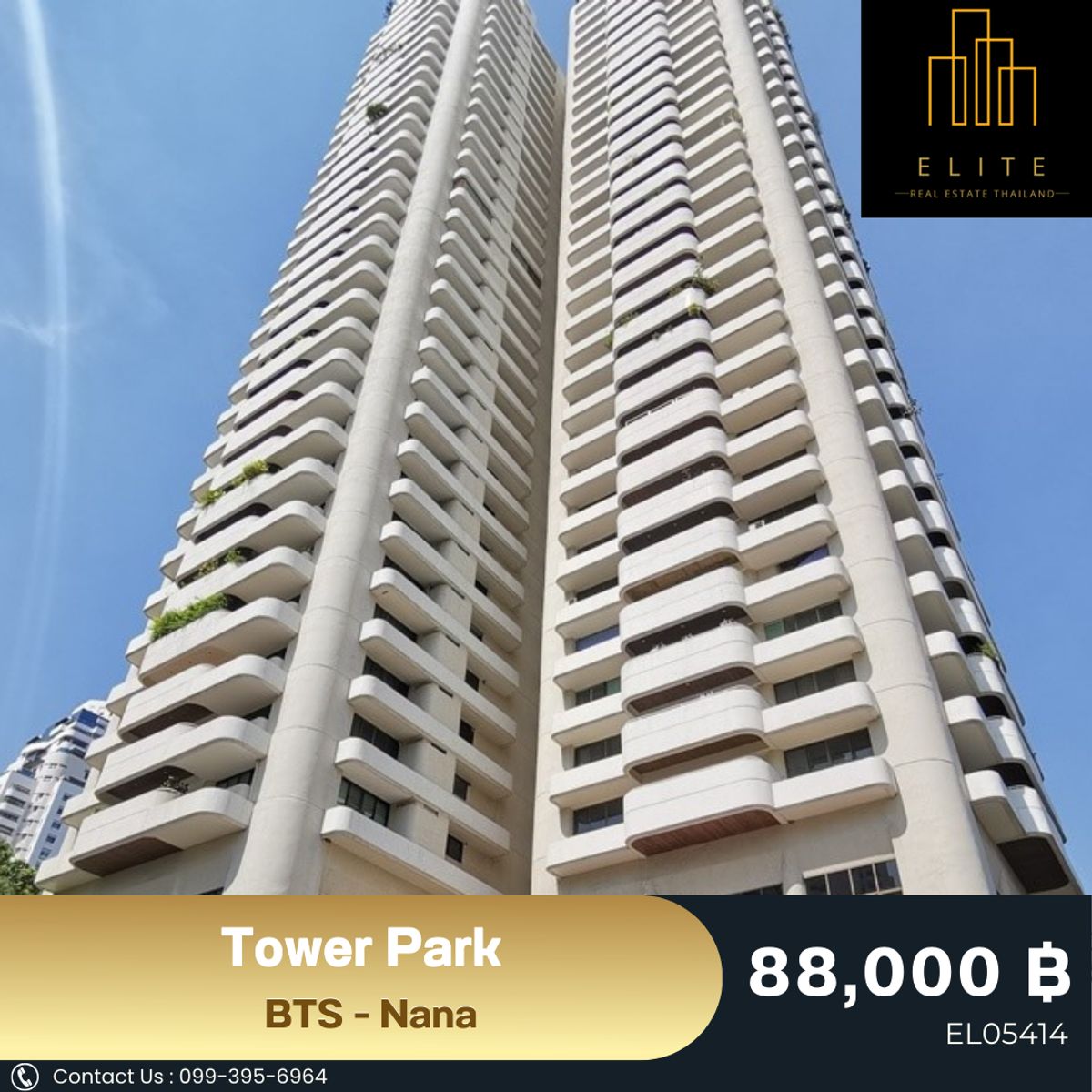 For RentCondoKhlongtoei, Kluaynamthai : ✨ Hot rooms 🔥🔥🔥 Ready to serve with rent. Now, high -class tower park, beautiful view, no building to hide eyes ✔