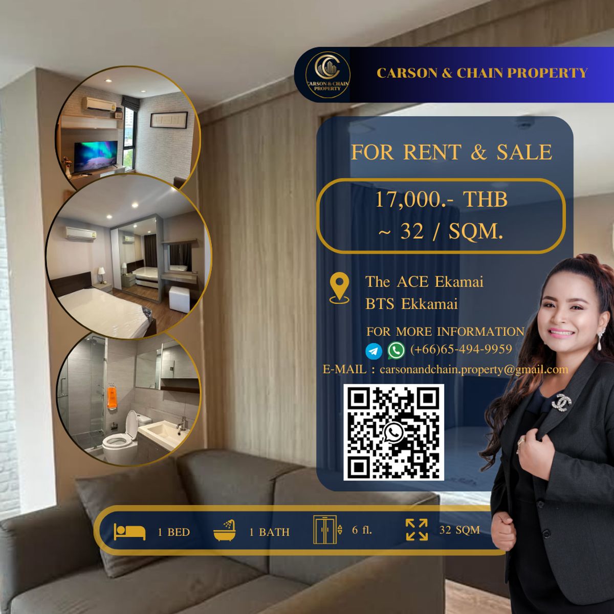 For RentCondoSukhumvit, Asoke, Thonglor : The Ace Ekamai