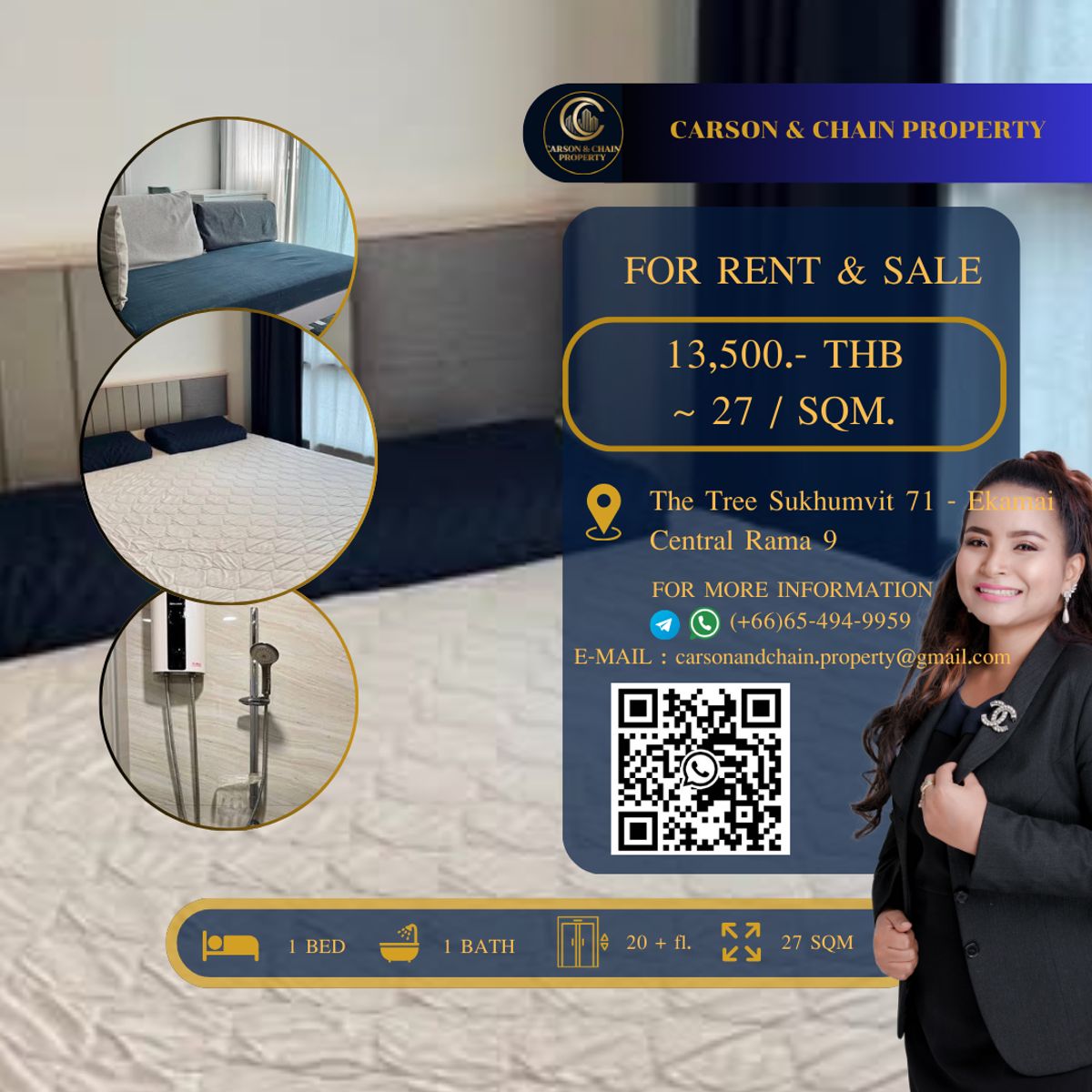 For RentCondoRama9, Petchburi, RCA : The Tree Sukhumvit 71 - Ekamai