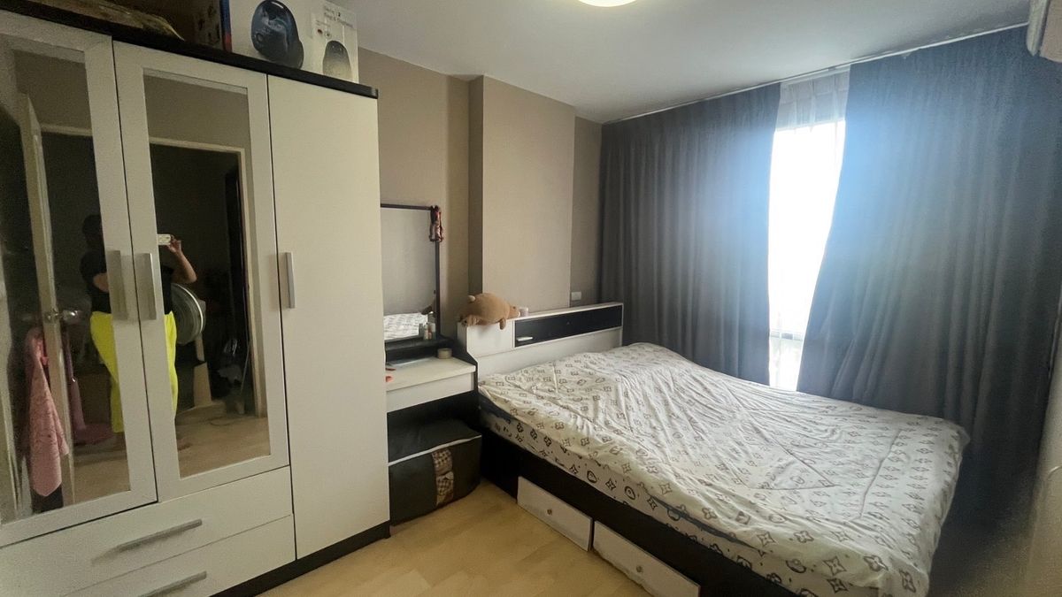 For RentCondoRamkhamhaeng, Hua Mak : Rent Lib Ramkhamhaeng 43/1 (Lip Ramkhamhaeng 43/1) Floor: 6 Room size: 27 sq.m. Price: 7,500 baht. Nearby places: Orange Line