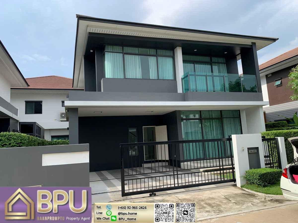 ให้เช่าบ้านพัฒนาการ ศรีนครินทร์ : ** ให้เช่า บ้านเดี่ยว 4 ห้องนอน ** เศรษฐสิริ กรุงเทพกรีฑา ใกล้ Wellington int. School