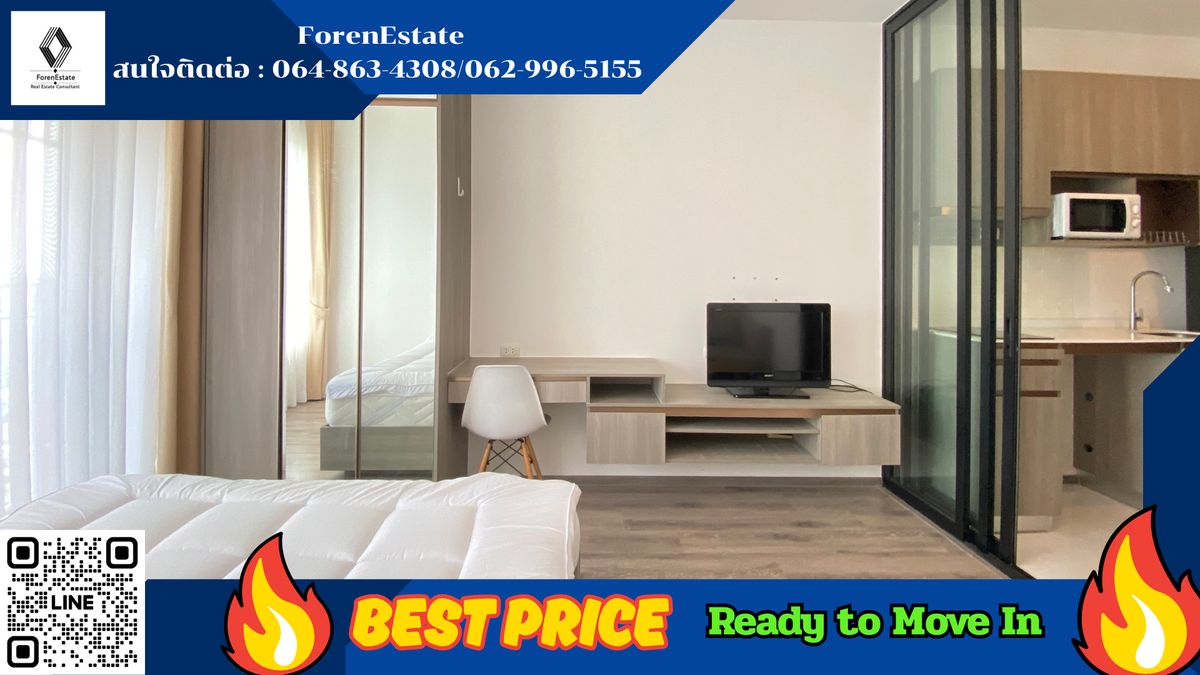 For RentCondoOnnut, Udomsuk : 🔥 (Ready to enter) Knightsbridge Prime Onnut in the city center near BTS ONNUT.