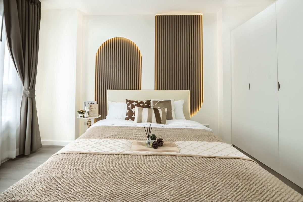 For SaleCondoLadprao101, Happy Land, The Mall Bang Kapi : Big room 43.68 sqm ✨ || 🚝 5 minutes MRT #Lat Phrao 101 || installments only 7, xxx baht