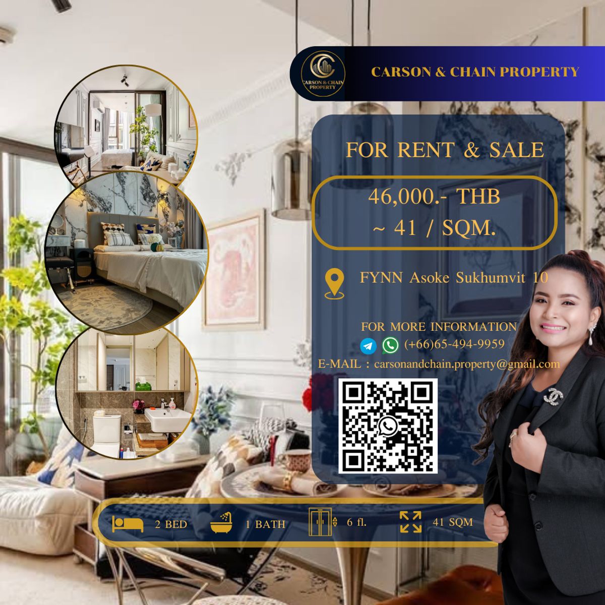 ให้เช่าคอนโดสุขุมวิท อโศก ทองหล่อ : FYNN Asoke Sukhumvit 10