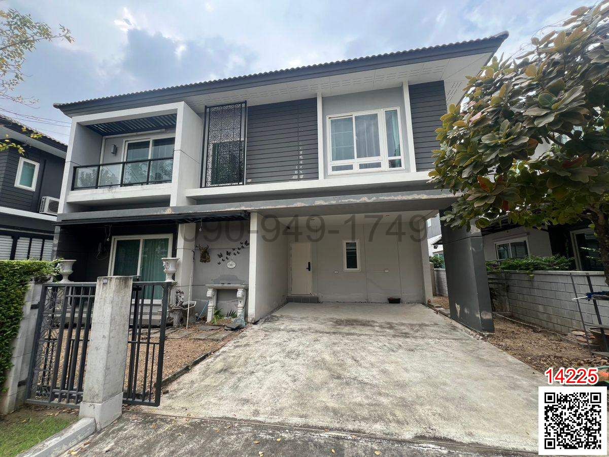 For RentHouseNonthaburi, Bang Yai, Bangbuathong : Rent a 2 -story house, The City, Bang Yai, near the Purple Line and Central Westgate.
