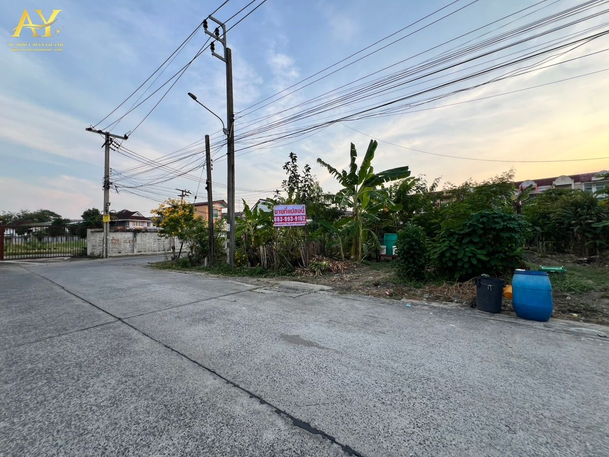 ขายที่ดินมีนบุรี-ร่มเกล้า : ขายที่ดินรามคำแหง172 แปลงมุมสวยๆ ติดถนน 2ด้าน ห่างแนวรถไฟฟ้าสายสีส้ม 400 ม. เนื้อที่ 113 ตรว. ￼#ราคาถูกที่สุดในย่านนี้‼️ เพียง 45,000/ตร.ว. ด่วน🔥