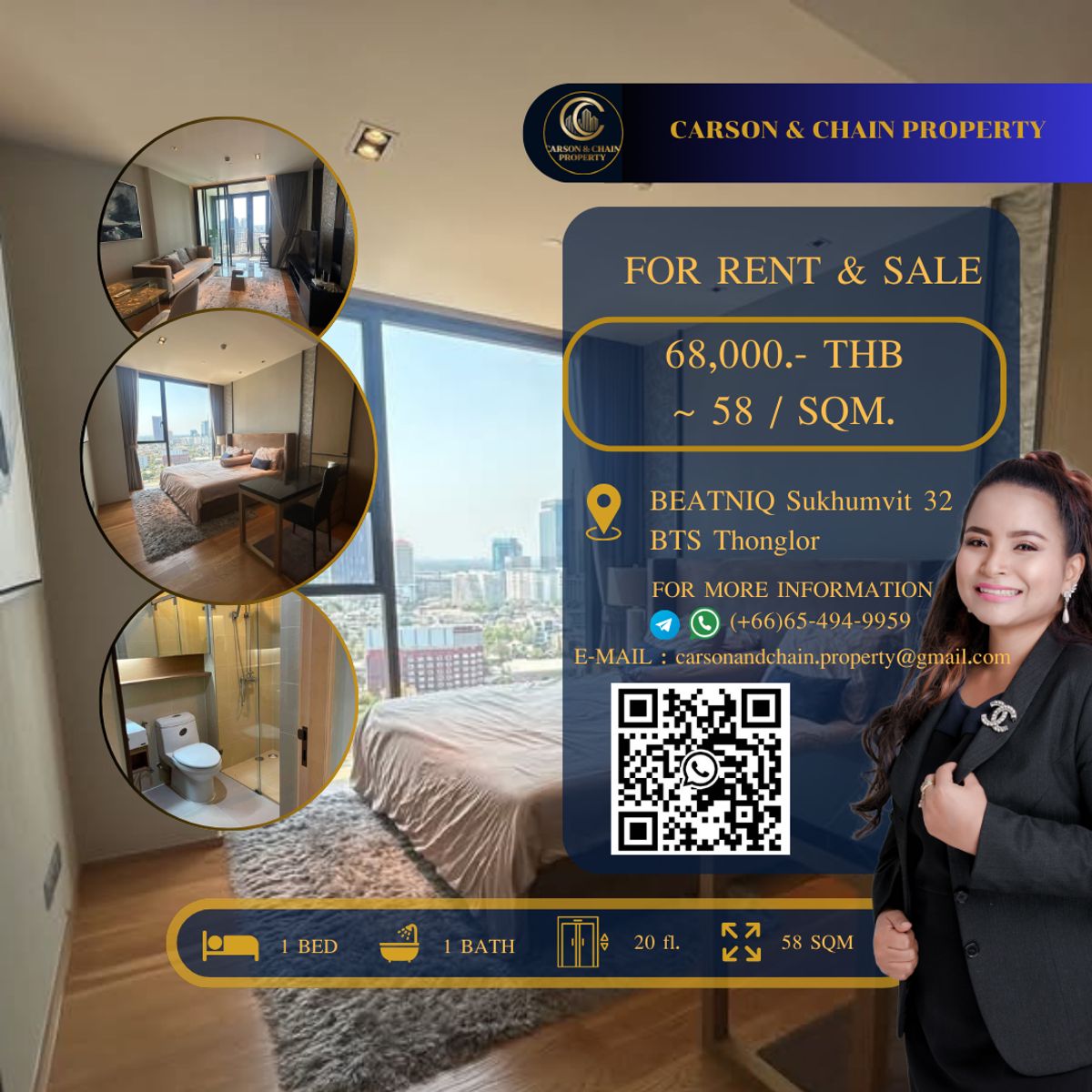 CondoSukhumvit, Asoke, Thonglor : Beatniq Sukhumvit 32