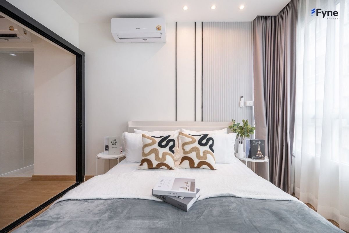 ขายคอนโดลาดพร้าว101 แฮปปี้แลนด์ : ⸻ขายคอนโด Happy ลาดพร้าว 101ชั้น 2 ตึก D | ขนาด 37.13 ตร.ม. | ราคาเพียง 1.799 ลบ. เท่านั้น✨ ห้องสวยรีโนเวทใหม่!ตกแต่งสไตล์ Modern Minimal โทนเทาอบอุ่น สบายตา อยู่แล้วรู้สึกผ่อนคลายพื้นที่กว้างขวาง ฟังก์ชันลงตัว พร้อมอยู่ได้ทันที!⸻พร้อมเฟอร์นิเ