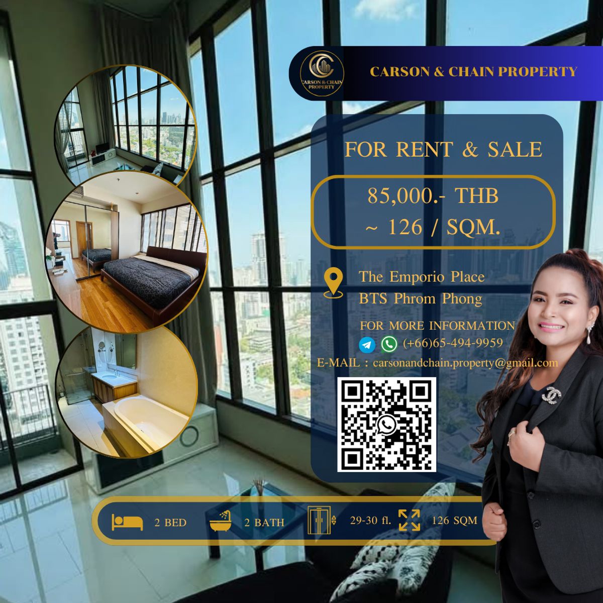 For RentCondoSukhumvit, Asoke, Thonglor : The Emporio Place