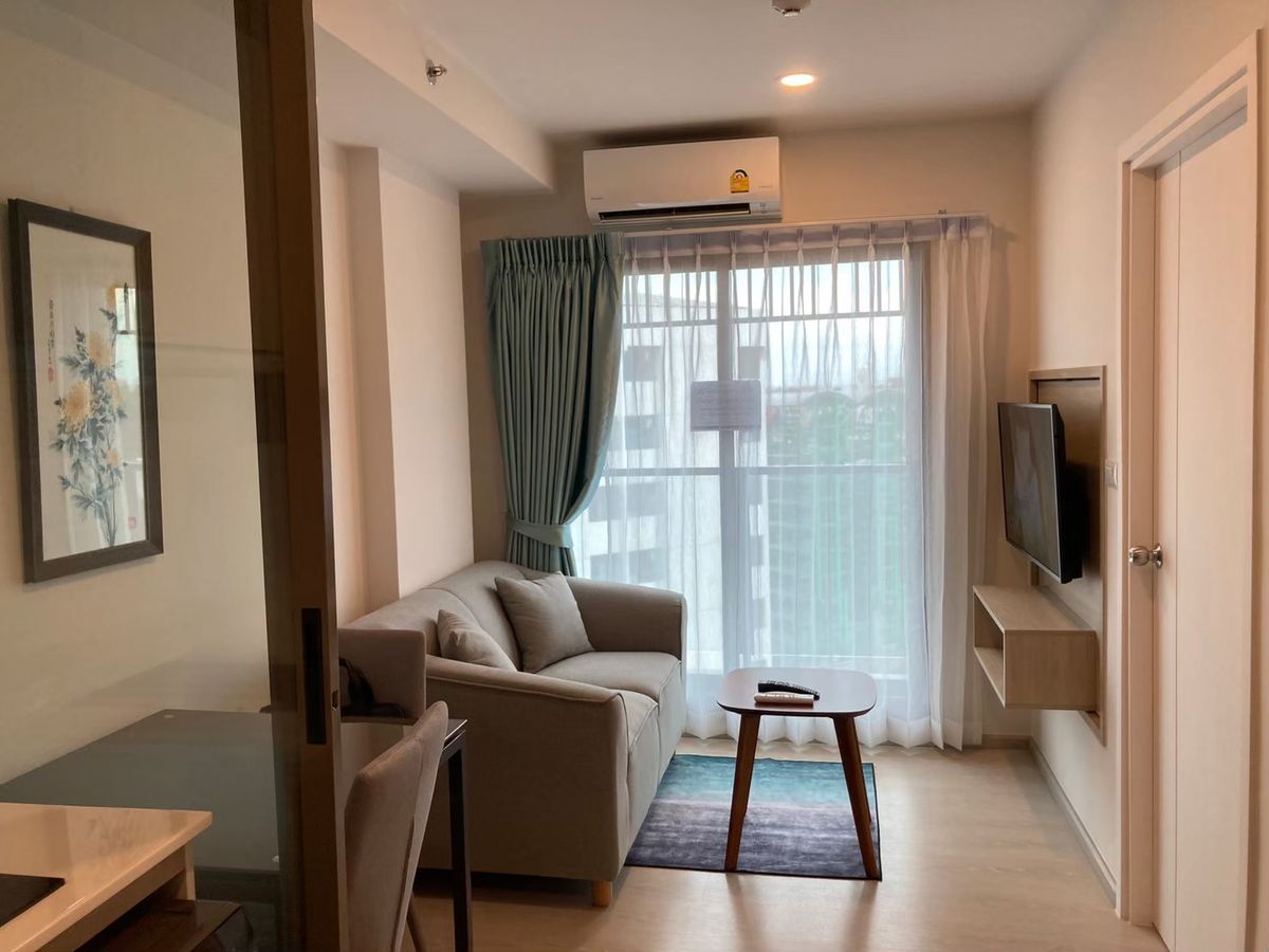 ให้เช่าคอนโดเกษตรศาสตร์ รัชโยธิน : 🔥หิ้วกระเป๋าเข้าอยู่ได้เลย!🔥 Phyll Phahol 34 ตึก C ชั้น 8 ห้อง 28.15 ตร.ม. พร้อมที่นอน Lunio Gen 3 เฟอร์ฯ+เครื่องใช้ไฟฟ้าครบครัน