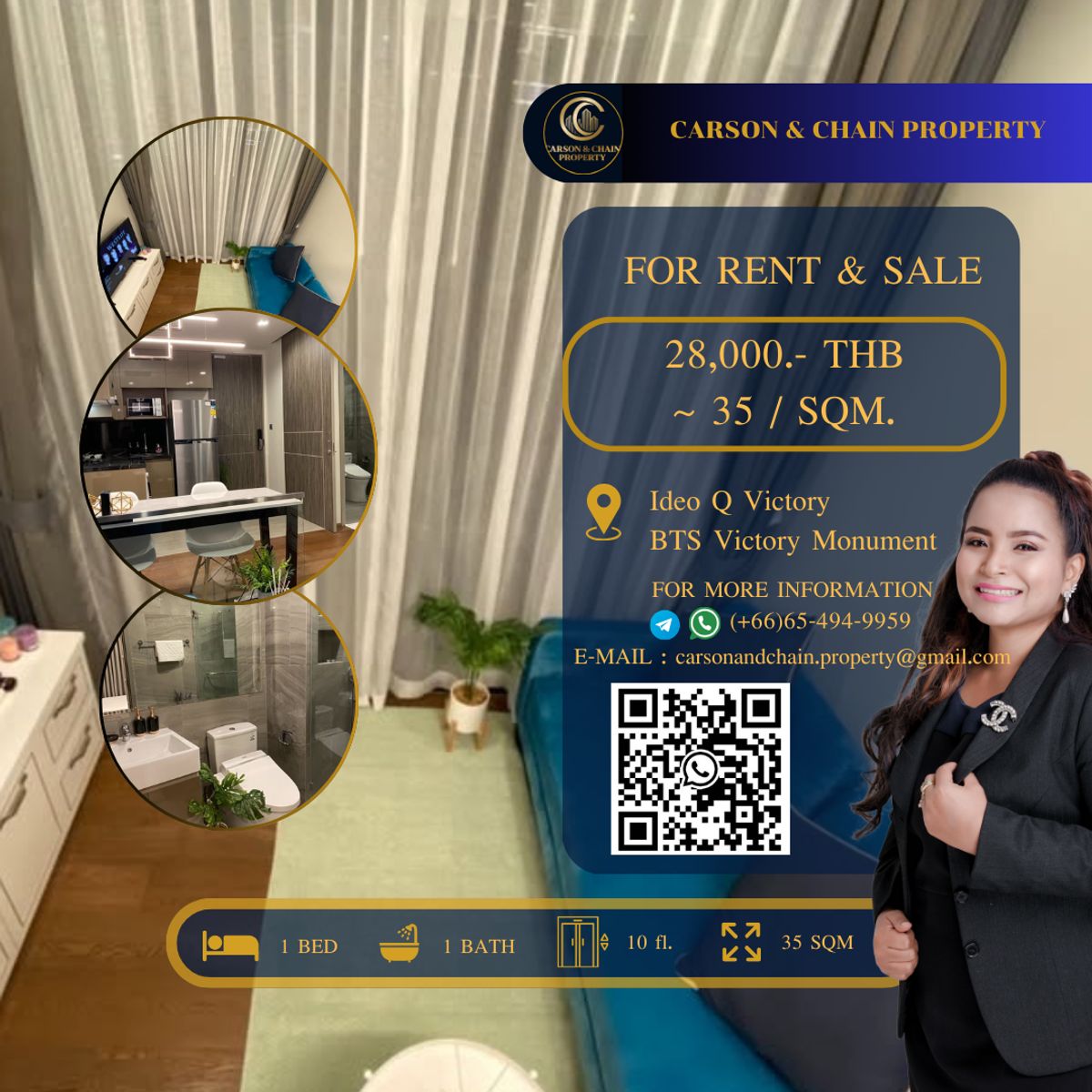 For RentCondoAri,Anusaowaree : Ideo Q Victory