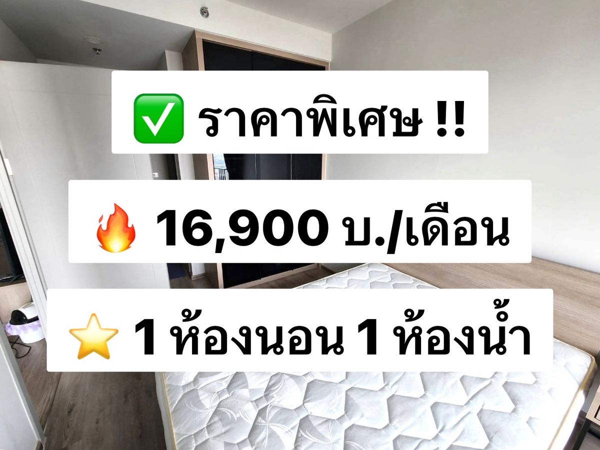 For RentCondoBang Sue, Wong Sawang, Tao Pun : For rent Chapter One Flow Bangpo 38th floor 44 sq.m. Fully furnished, ready to move in, near MRT Bang Po 600 meters 出租：Chapter One Flow Bangpo，38 樓，44 平方米，設施齊全，可立即入住，距離 MRT Bangpo 600 公尺。