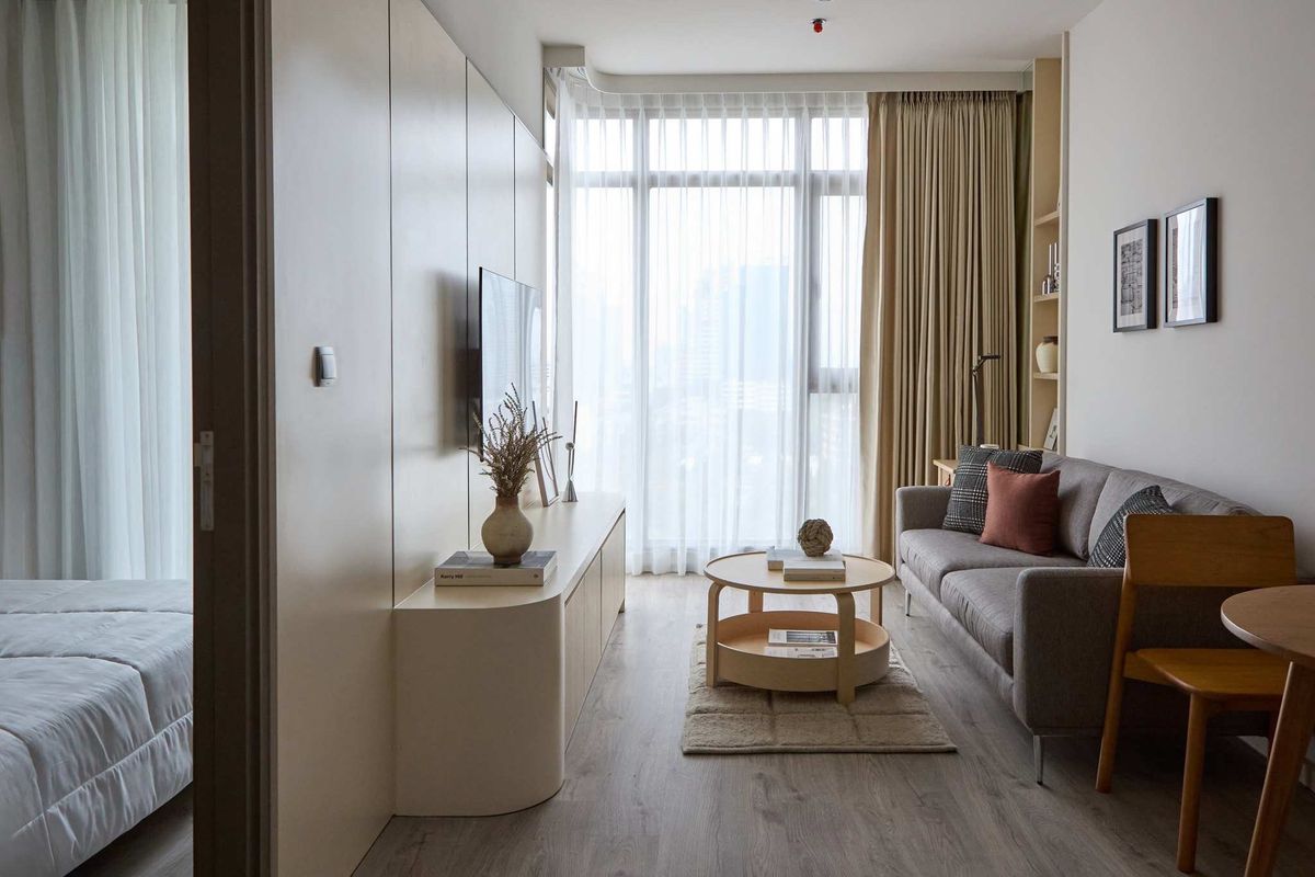 For RentCondoSukhumvit, Asoke, Thonglor : 🌿 ✨ Rhythm Ekkamai Estate ✨🌿 1 BED 1 Bath, RENTAL 40,000 Baht