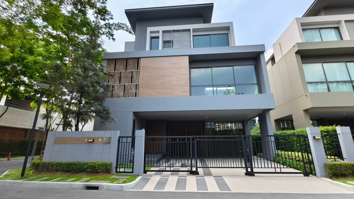 ขายบ้านพระราม 5 ราชพฤกษ์ บางกรวย : 🔥ขายบ้านเดี่ยว 3 ชั้น แกรนด์ บางกอก บูเลอวาร์ด ราชพฤกษ์-พระราม 5(ห้องสวย ตั้งอยู่บนทำเลศักยภาพใกล้รถไฟฟ้า BTS พร้อมพงษ์)🔥