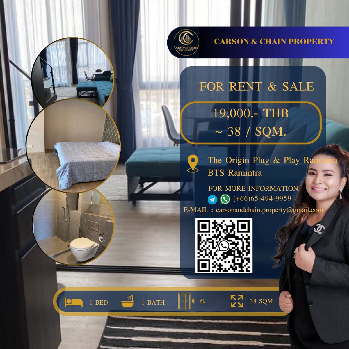 For RentCondoNawamin, Ramindra : The Origin Plug & Amp; Play Ramintra