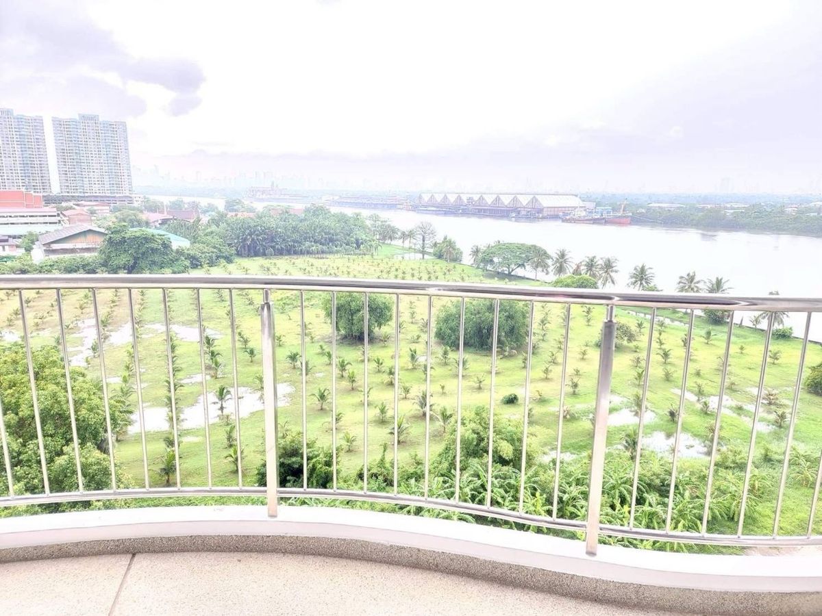 For RentCondoRama3 (Riverside),Satupadit : Rent Supalai Riva Grand Rama 3 Condo-Room Size 128 sqm