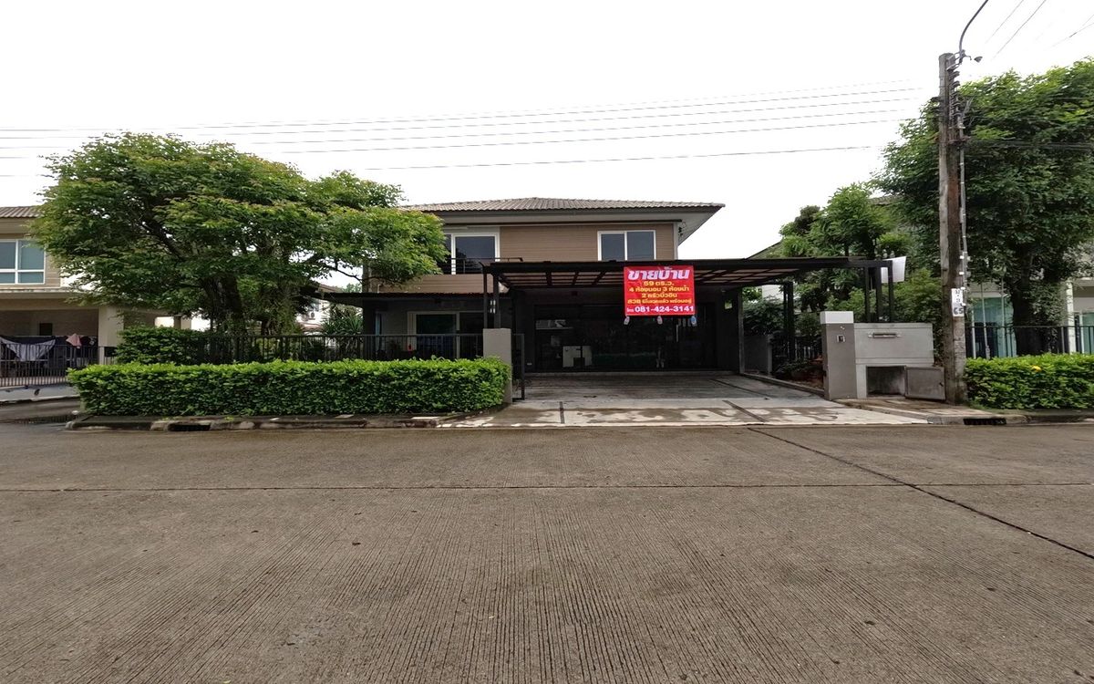 For SaleHouseNawamin, Ramindra : Chaiyaphruek Village is beautiful, ready to be near the Fashion Island, next to the Yok Khubon 44 road. Khubon Road, Bang Chan Subdistrict, Khlong Sam Wa District .