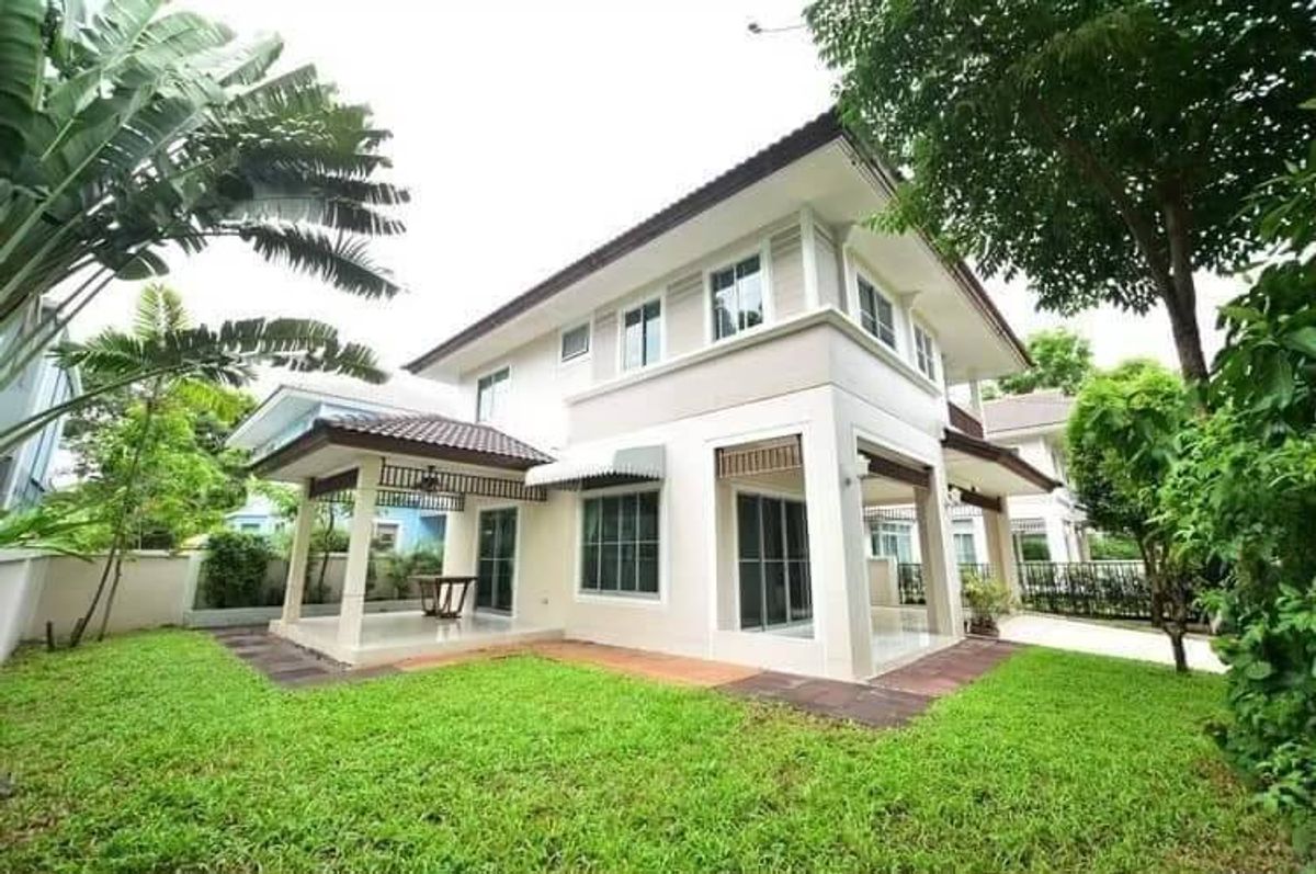 For SaleHouseChaengwatana, Muangthong : For Sale, 2 -story detached house, Pruek Lada Village Tiwanon-Ratchapruek, only 5.9 million baht. Contact 065-6641496 (Emmy)
