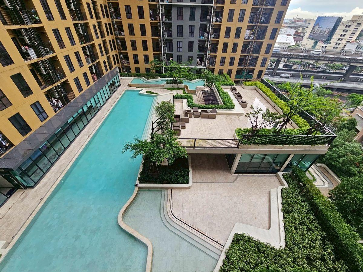 ให้เช่าคอนโดปิ่นเกล้า จรัญสนิทวงศ์ : วิวสระ สวยงาม สดใส ได้ทุกวัน ห้องใหม่กริ๊บเพิ่งซื้อของมาลงที่ พลัม ปิ่นเกล้า