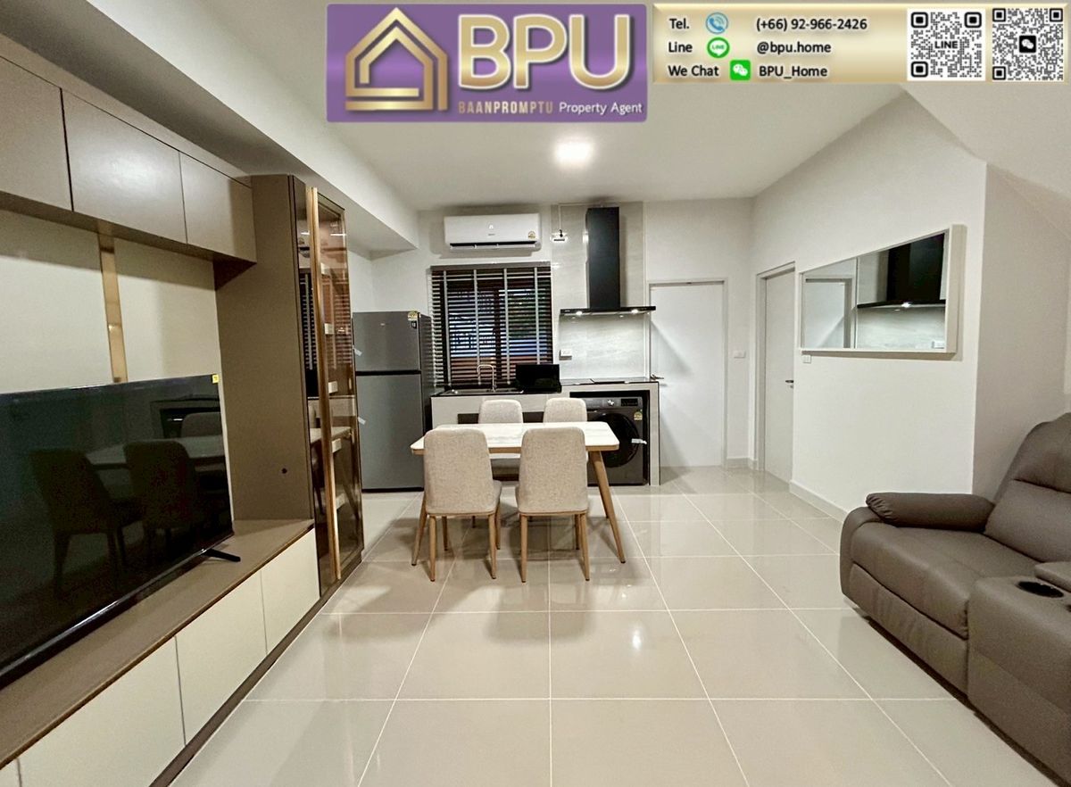 For RentTownhomeBangna, Bearing, Lasalle : **3 bedrooms Townhome for rent ** Pleno Sukhumvit - Bangna 2 close to Mega Bangna