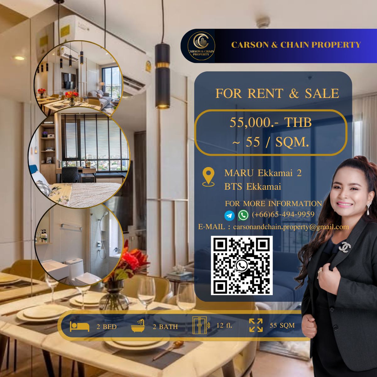 For RentCondoSukhumvit, Asoke, Thonglor : Maru Ekkamai 2