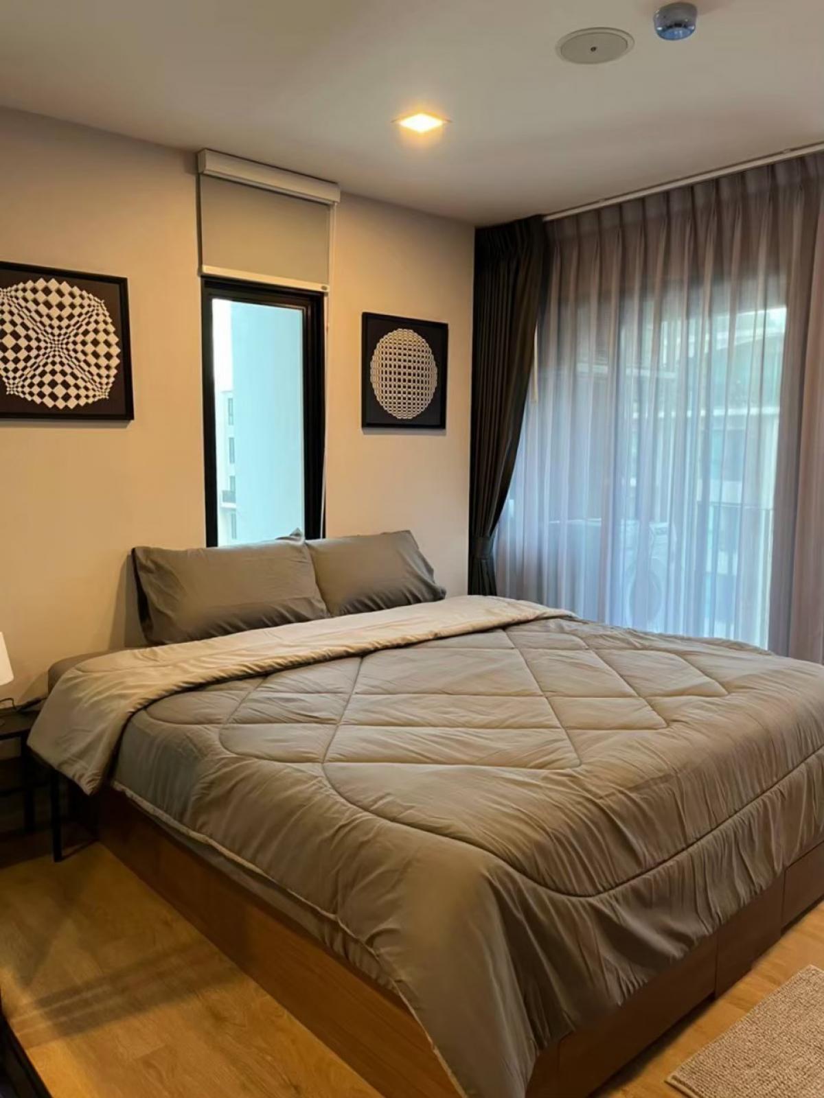 For RentCondoPathum Thani,Rangsit, Thammasat : ♦ ️ Rent Kave Shift Building D, Floor 7, Corner, Pool View Room, Buy Inn, Desk, 28 sqm.