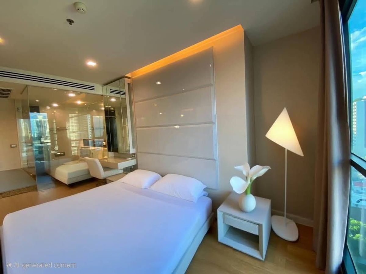 For RentCondoSathorn, Narathiwat : (For rent) The Address Sathorn 46.5 sq.m. 1 bed | 1 bath 12AA floor, good view, accessible from both Silom and Sathorn, only 40,000 baht/month.
