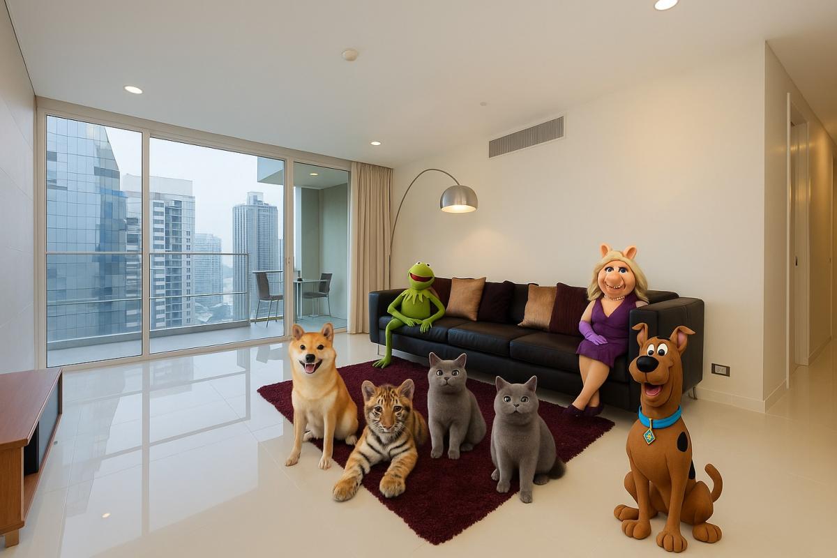 For SaleCondoSukhumvit, Asoke, Thonglor : * Friendly pet* Fullerton condo in ekkamai - ready to move!