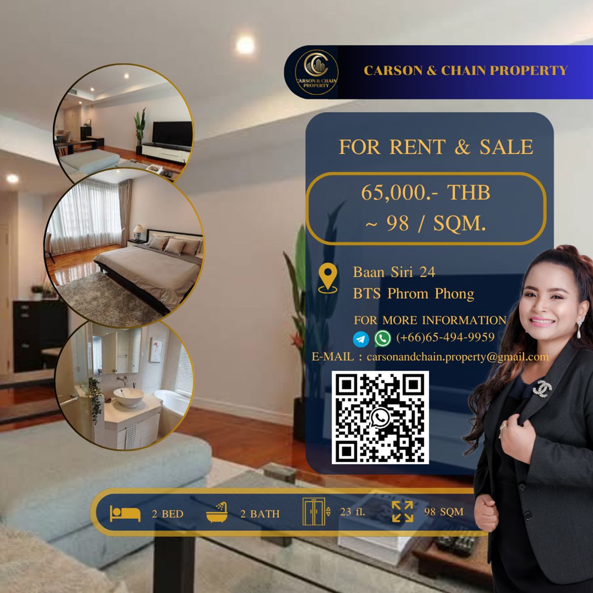 CondoSukhumvit, Asoke, Thonglor : Baan Siri 24