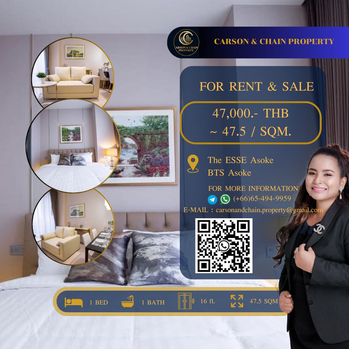 For RentCondoSukhumvit, Asoke, Thonglor : The Esse Asoke