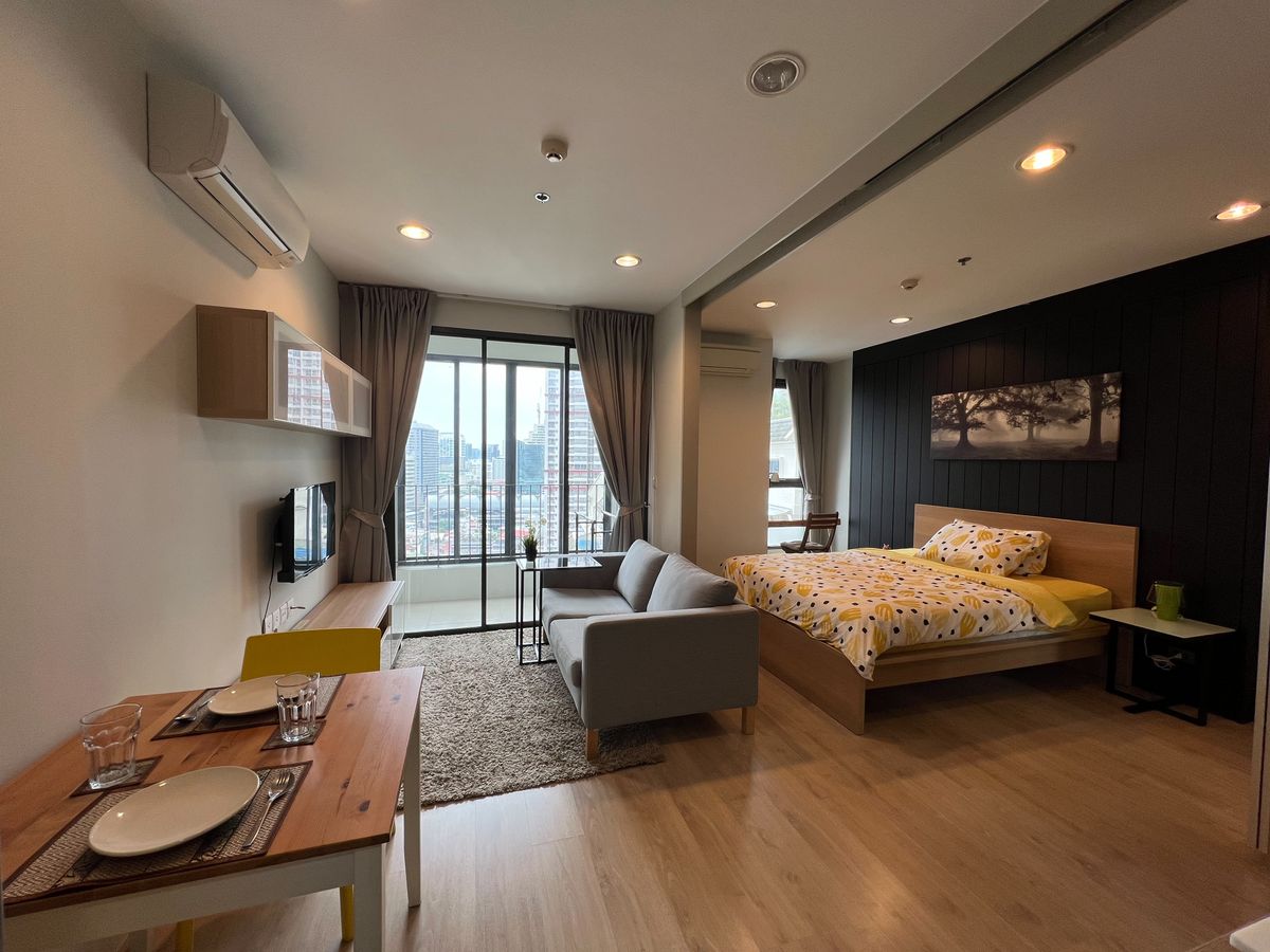 ให้เช่าคอนโดราชเทวี พญาไท : For Rent Condo Ideo Q Ratchathewi fully furnished (S15-25078)