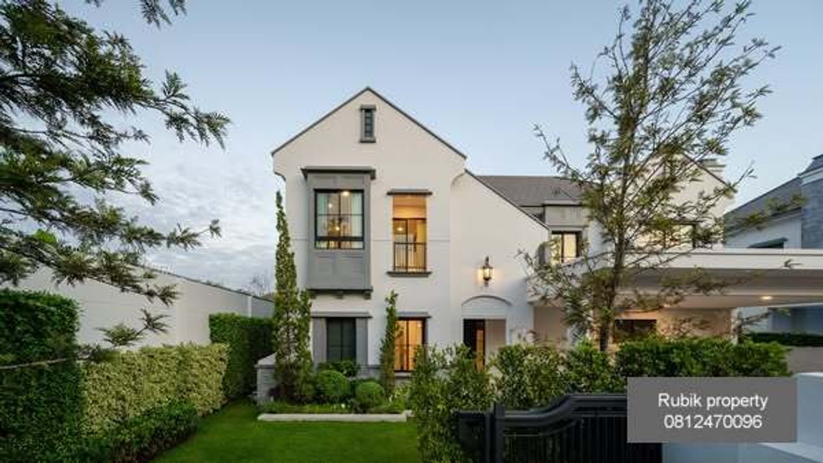 ให้เช่าบ้านพัฒนาการ ศรีนครินทร์ : 🏡 Luxury Single House – Classic French Style Nanthawan Rama 9 – New Krungthep Kreetha (RB834)