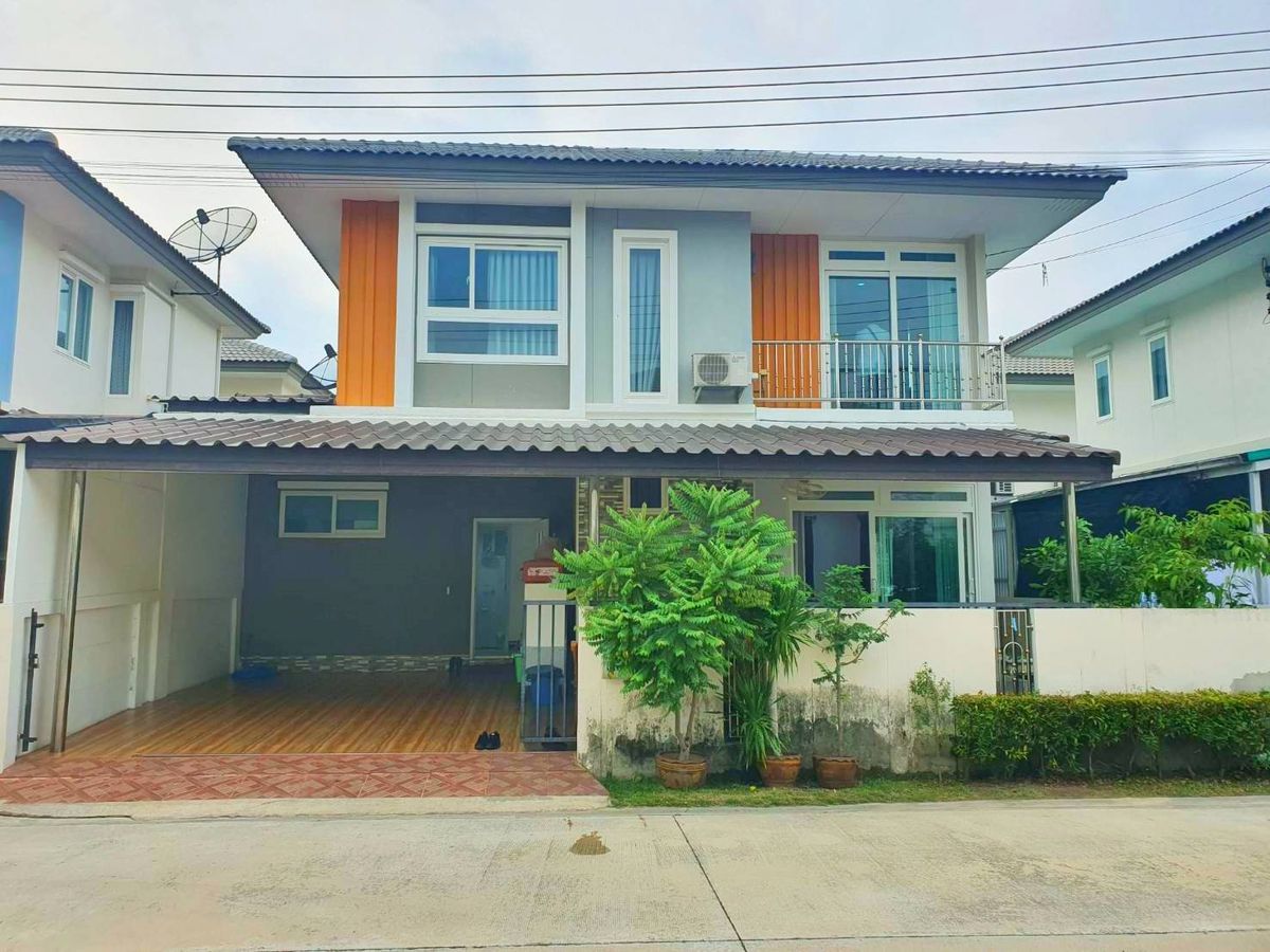 ขายฉะเชิงเทรา : ขายบ้านแฝด 2 ชั้น 35.9 ตารางวา โครงการ เดอะทรัสต์ บ้านโพธิ์