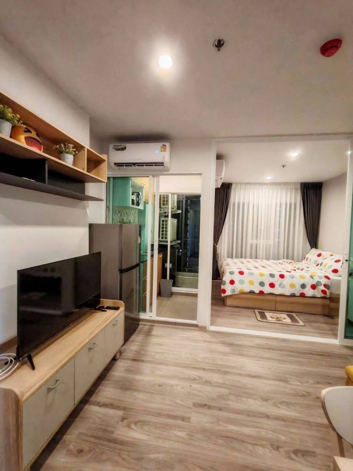 ให้เช่าคอนโดอ่อนนุช อุดมสุข : MC52104  ให้เช่า มายคอนโด สุขุมวิท 52, ชั้น 8 แต่งครบ 25 ตรม. 11,000.-/เดือน 064-959-8900