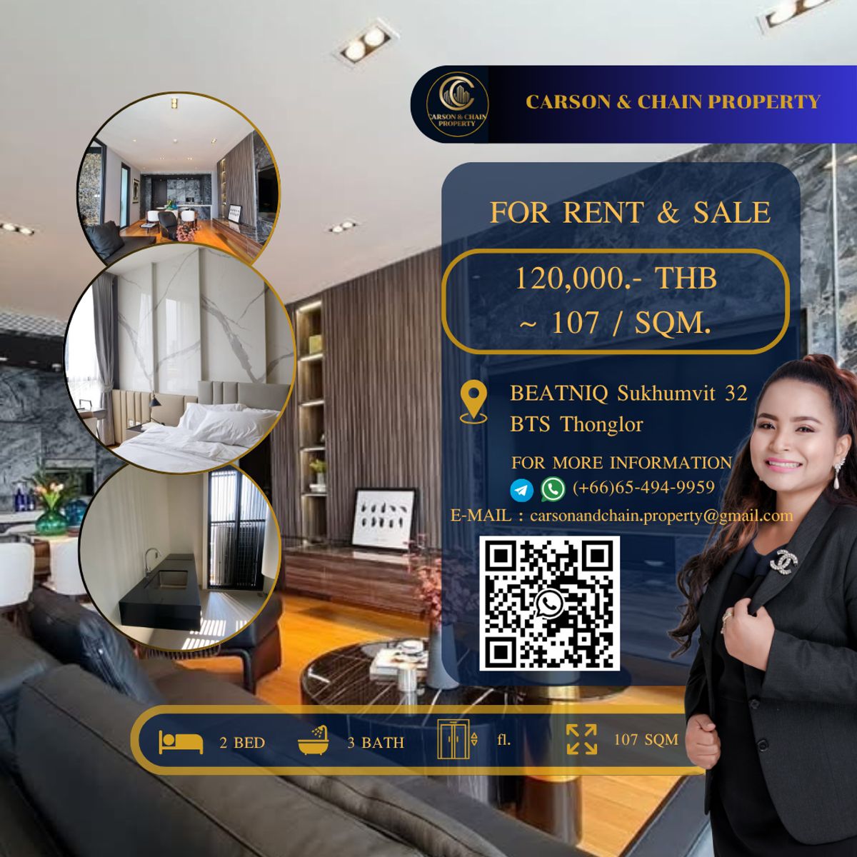 ให้เช่าคอนโดสุขุมวิท อโศก ทองหล่อ : BEATNIQ Sukhumvit 32