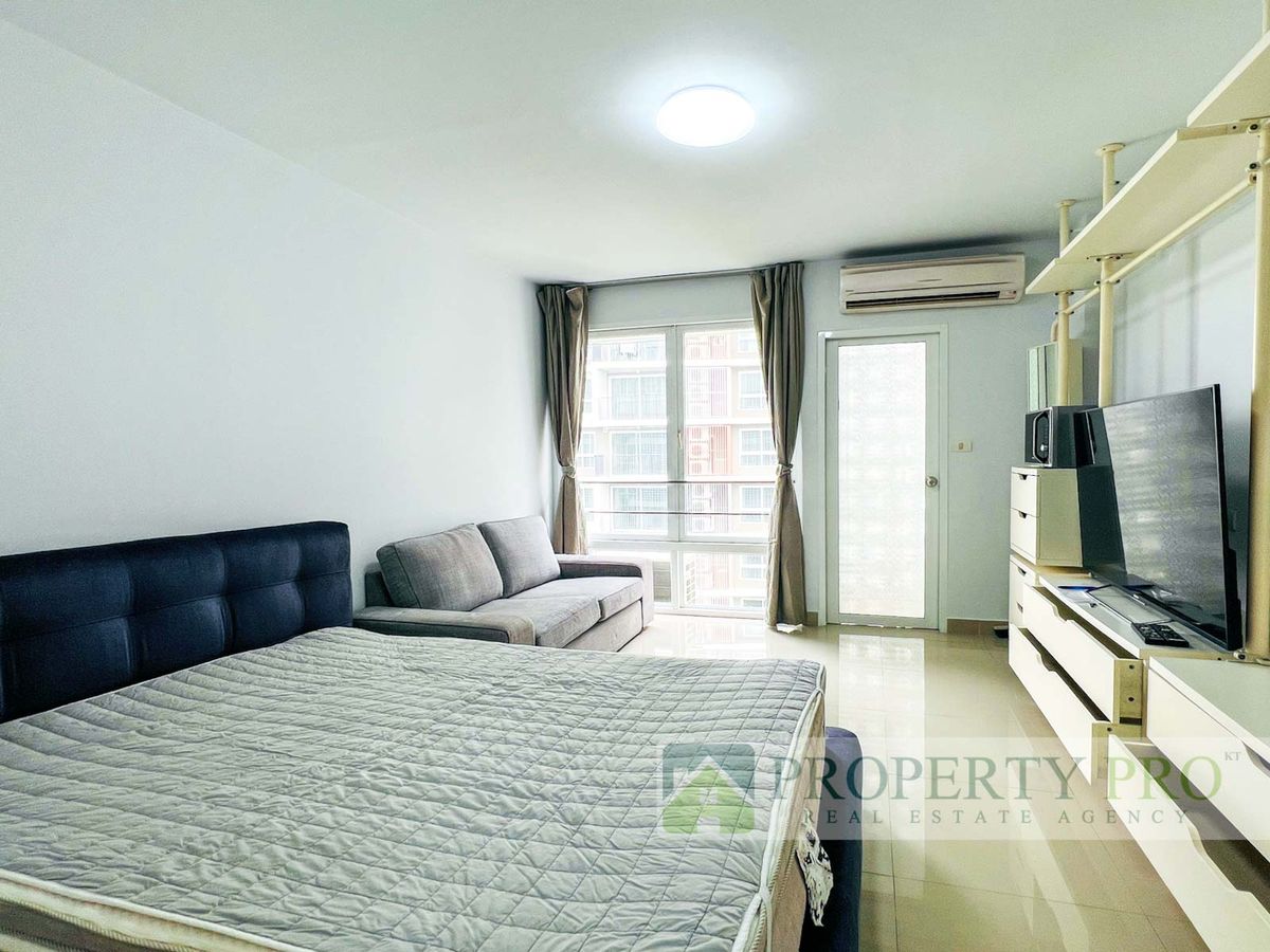 For RentCondoRama9, Petchburi, RCA : Condo for Rent I-House Laguna Garden RCA, Studio 26 sqm Full Furnished Near Rama 9 Petchaburi Ratchada Huai Khwang : KT25R-013