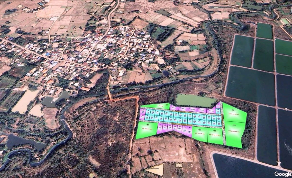 For SaleLandUdon Thani : 🍃30 rai near Udon Sam Phrao city like this ... Doing anything is bang.