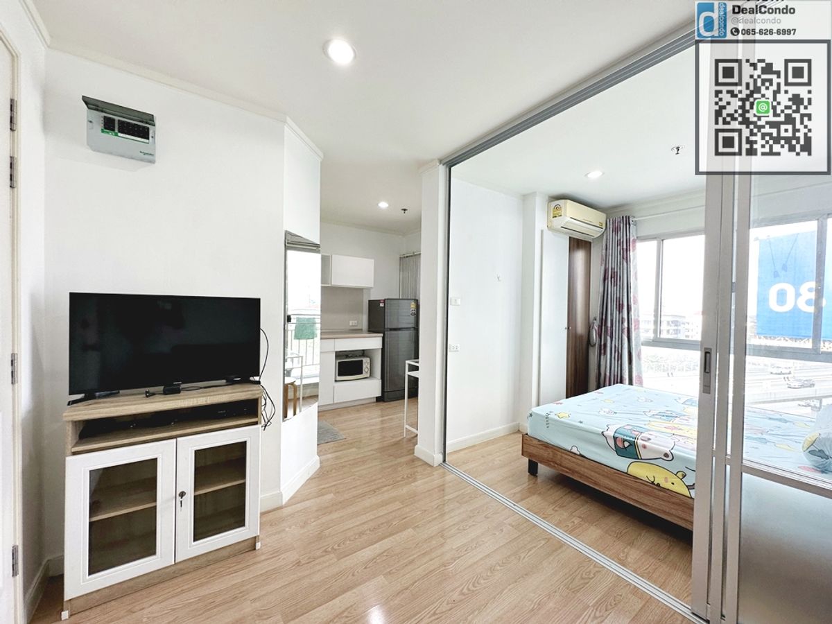 For SaleCondoChaengwatana, Muangthong : [VA007] There is a VDO. There is a washing machine for sale. Lumpini Ville Chaengwattana-Pak Kred, 7th floor, Building A, call 065-626-6997.