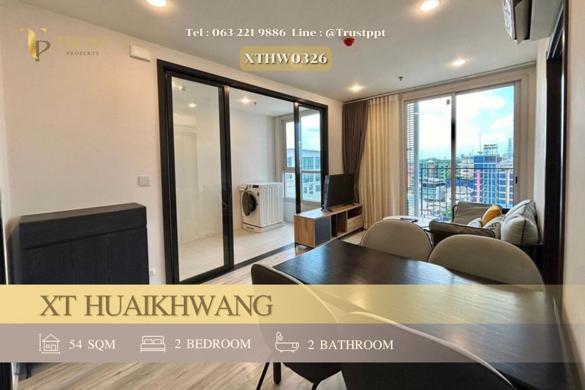 ให้เช่าคอนโดรัชดา ห้วยขวาง : ให้เช่า 🍀XT Huaikhwang🍀คอนโดสุดฮอตย่านห้วยขวาง พร้อมเข้าอยู่✨