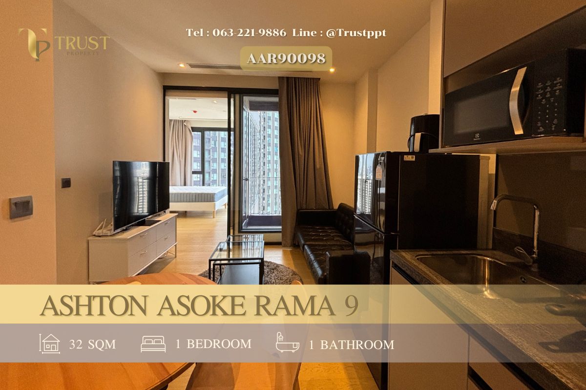 For RentCondoRama9, Petchburi, RCA : For rent 🍀Ashton Asoke Rama 9🍀Beautiful room, well decorated, ready to move in ✨