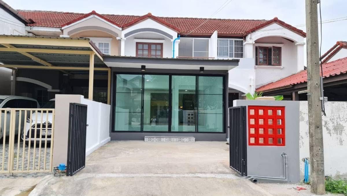 ให้เช่าทาวน์โฮมเกษตรศาสตร์ รัชโยธิน : ให้เช่าทาวน์โฮม หมู่บ้านธันธวัช 5 วัชรพล สภาพใหม่ ใกล้ BTS สะพานใหม่ 