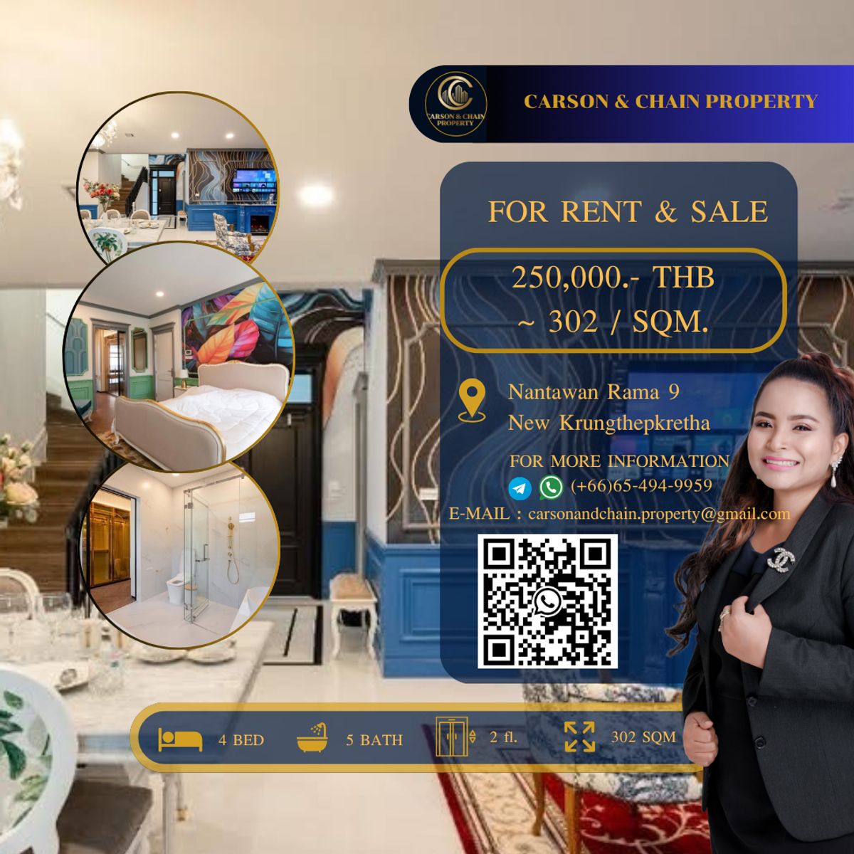 บ้านพัฒนาการ ศรีนครินทร์ : Nantawan Rama 9 - New Krungthepkretha