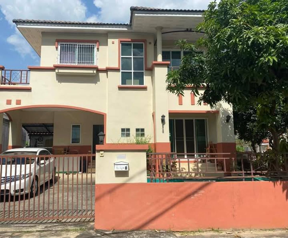 For RentHouseNonthaburi, Bang Yai, Bangbuathong : 2 storey detached house for rent (Khlong Thanon Road) Bang Yai Nonthaburi, Khunalai Village, Bang Yai