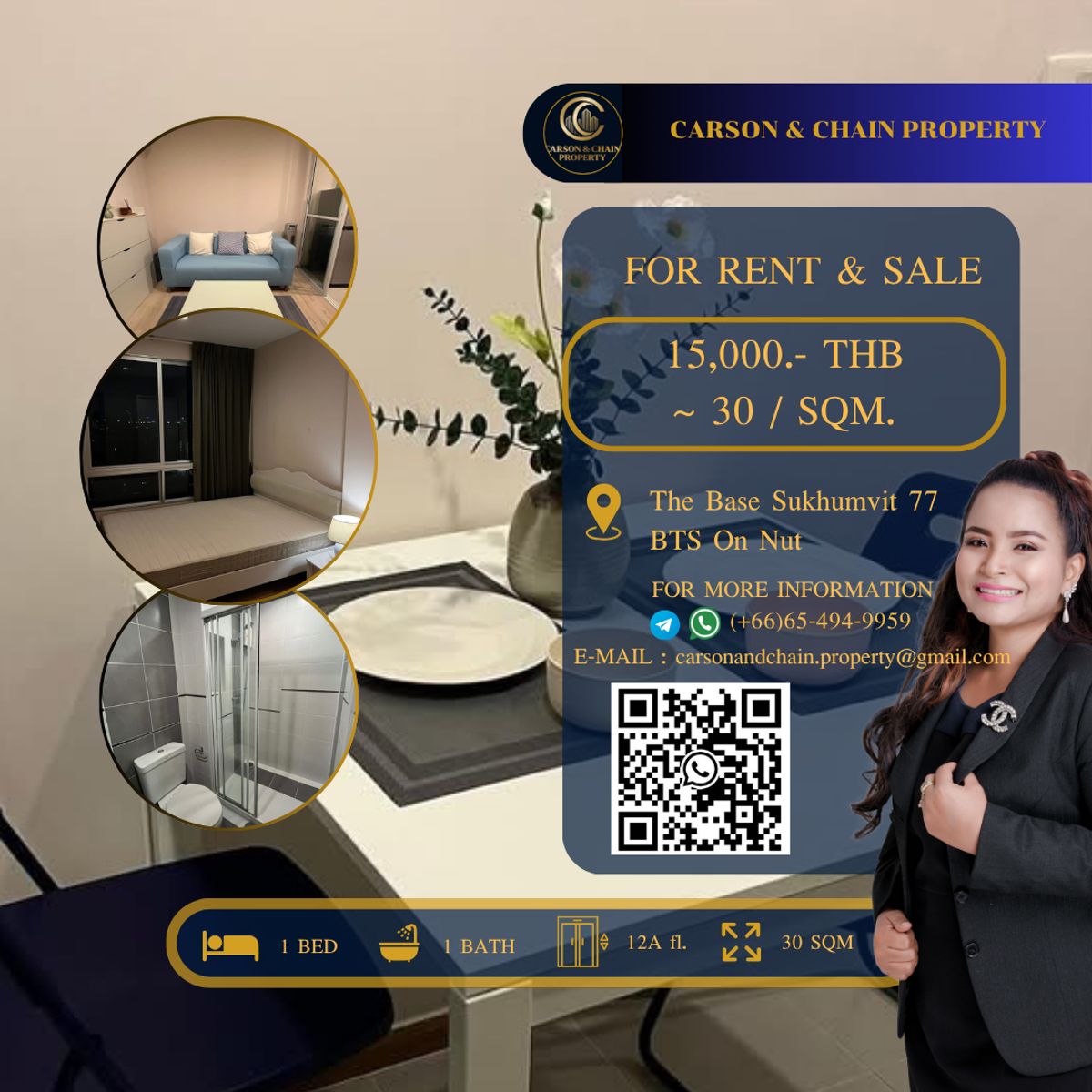 CondoOnnut, Udomsuk : The Base Sukhumvit 77