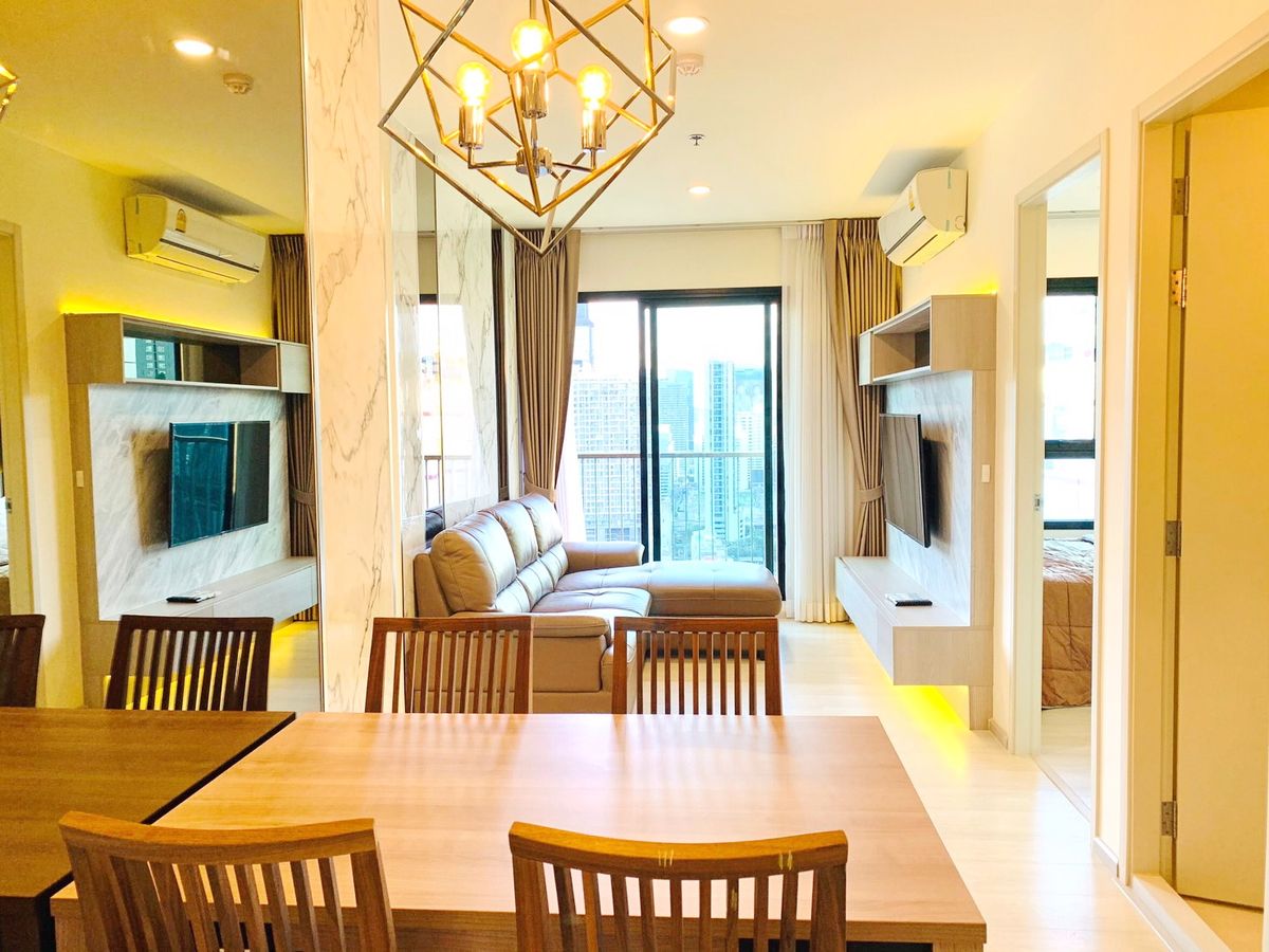 ให้เช่าคอนโดพระราม 9 เพชรบุรีตัดใหม่ RCA : 3504♛เช่า 2 ห้องนอน♙ไลฟ์ อโศก♜MRT เพชรบุรี∞099-5919653,065-9423251🜲Line@sureresidence