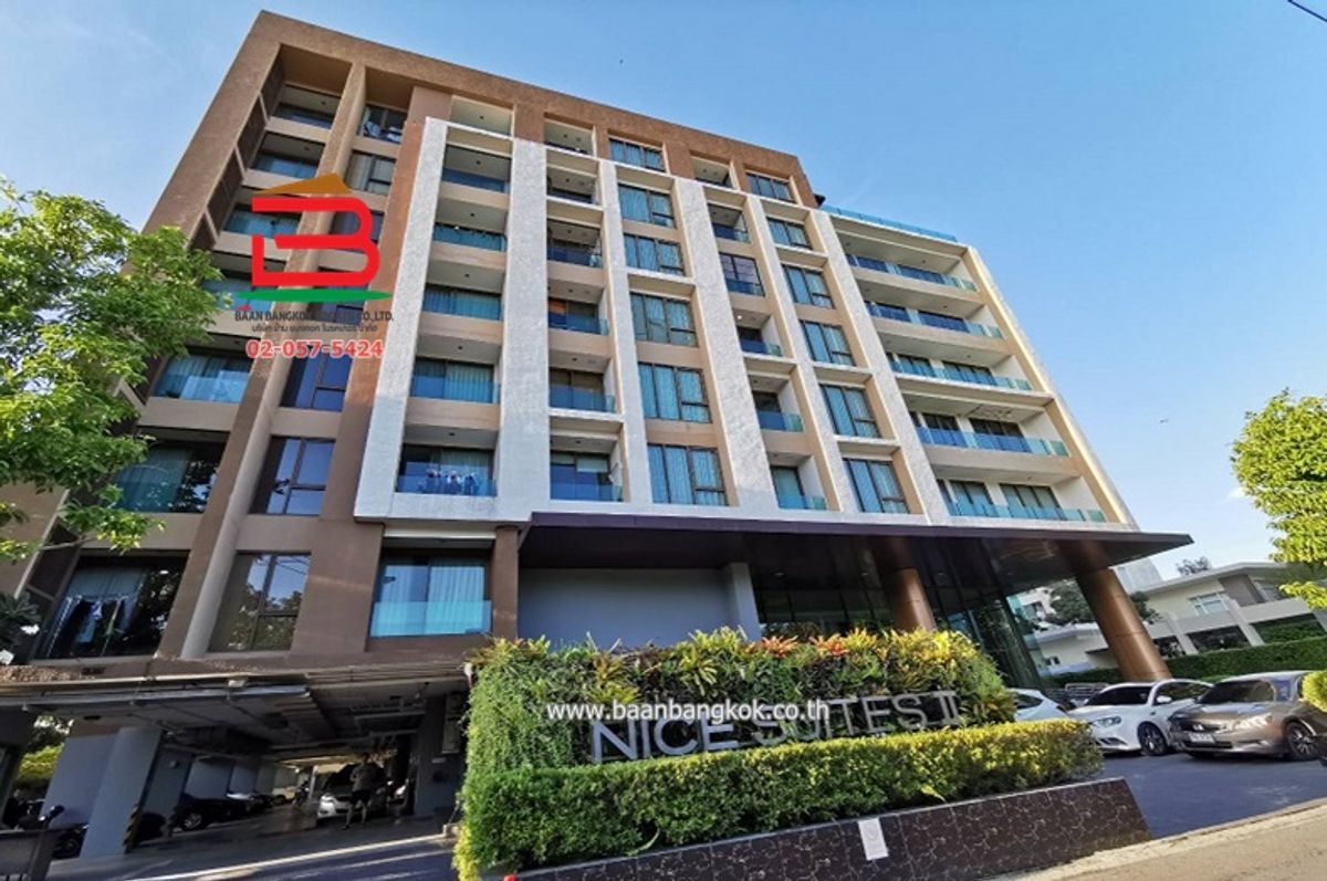 ขายคอนโดรัตนาธิเบศร์ สนามบินน้ำ พระนั่งเกล้า : คอนโดมิเนียม ไนซ์ สวีทส์ 2 สนามบินน้ำ (Nice Suites 2 Sanambinnam) เนื้อที่ 45.66 ตรม. ซอยนนทบุรี 32 ต.ท่าทราย อ.เมืองนนทบุรี จ.นนทบุรี