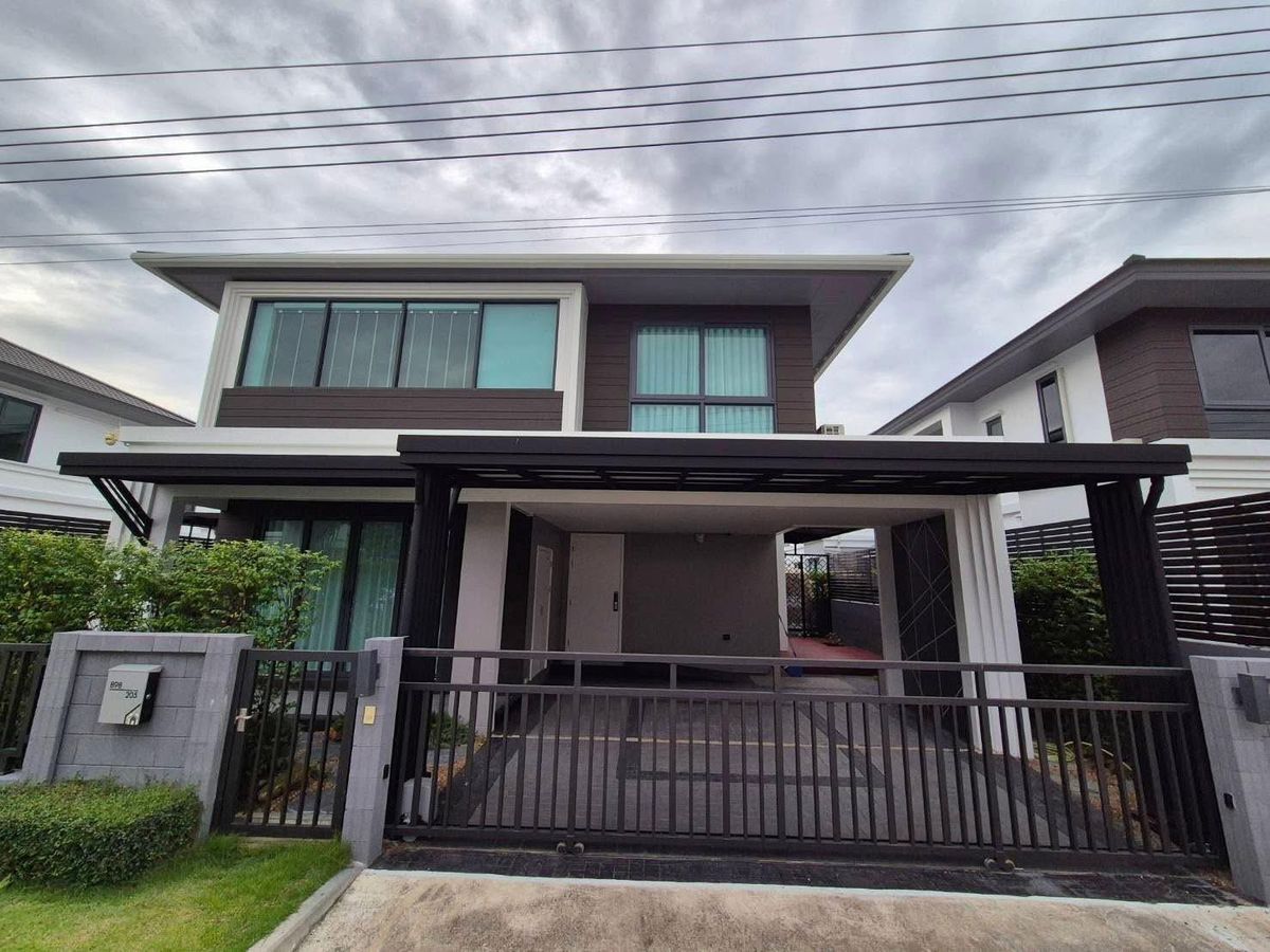 ขายบ้านพระราม 5 ราชพฤกษ์ บางกรวย : แกรนด์ บริทาเนีย ราชพฤกษ์ พระราม 5  ที่ดิน 59.1 ตารางวา 